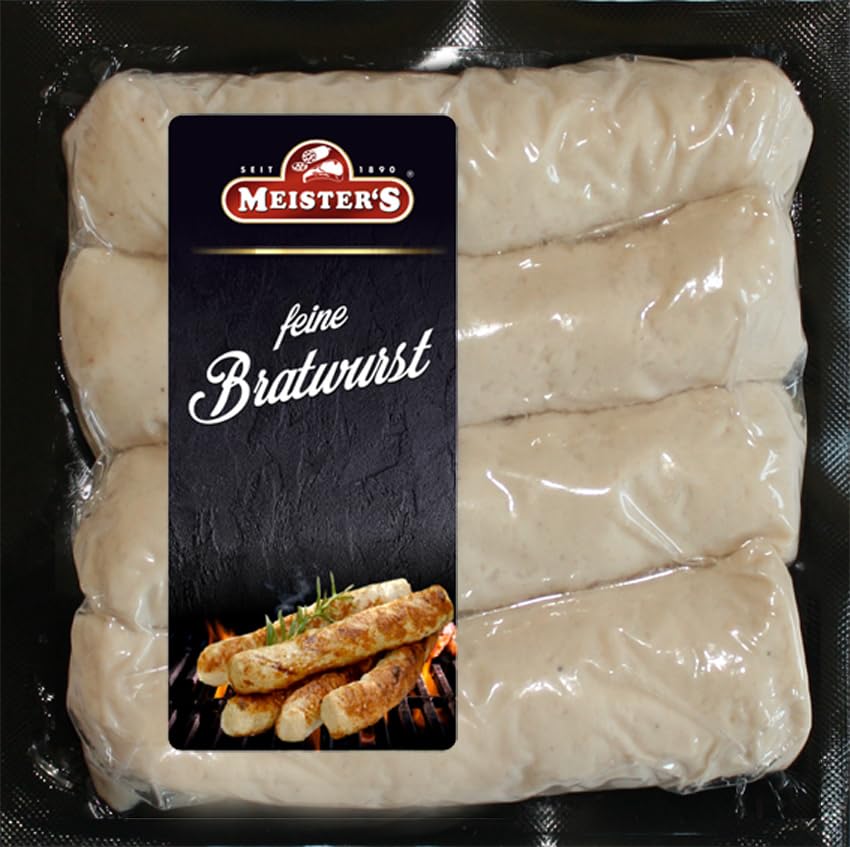 MEISTER'S Grillpaket Bratwurst, Käsewurst, Rauchwurst Debrecziner, Rostbratwurst, Berner Würstchen mit Käse & Bacon Lebensmittel Paket – Bild 2