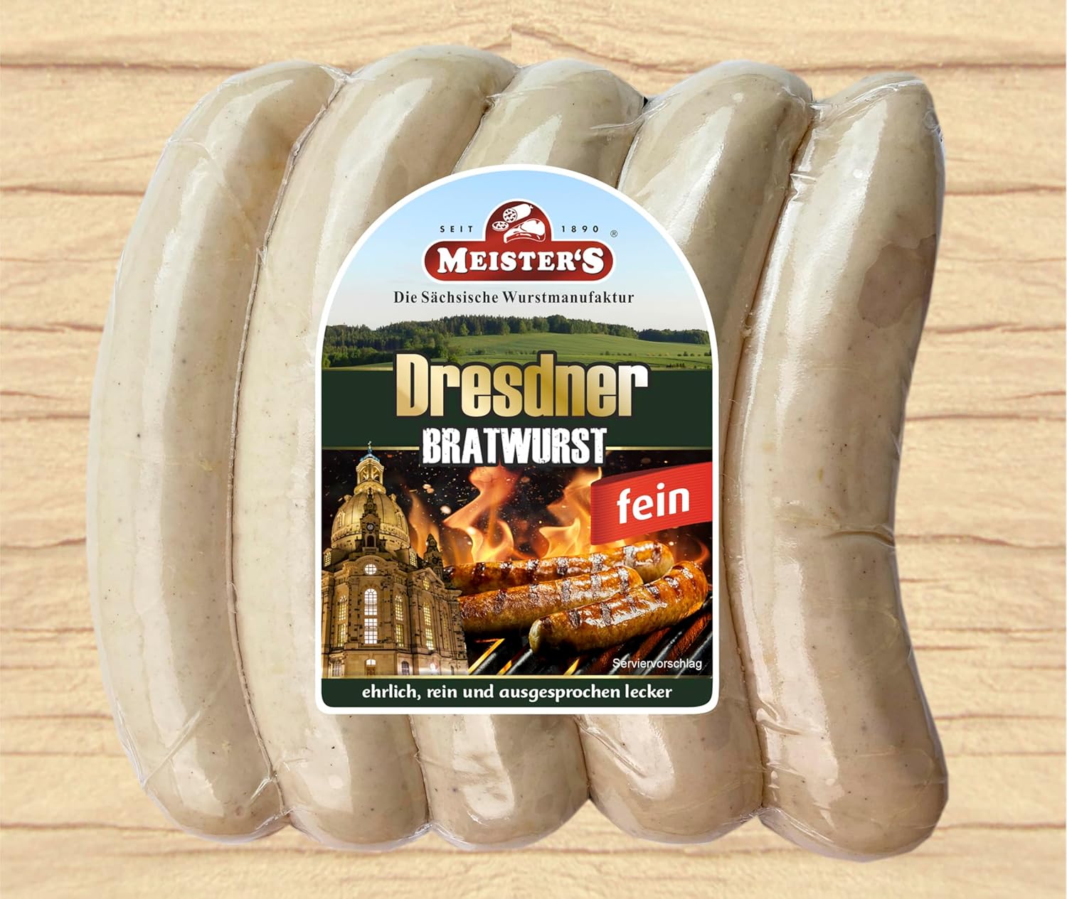 MEISTER'S Grillpaket Bratwurst, Käsewurst, Rauchwurst Debrecziner, Rostbratwurst, Berner Würstchen mit Käse & Bacon Lebensmittel Paket – Bild 6