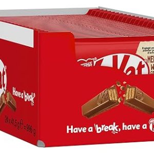 Nestlé KitKat Classic Schokoriegel, Knusper-Riegel mit Milchschokolade & knuspriger Waffel, 24er Pack (24x41,5g)