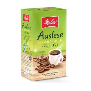 Melitta Auslese Klassisch-Mild Filter-Kaffee 500g, gemahlen, Pulver für Filterkaffeemaschinen, mittlere Röstung, geröstet in Deutschland